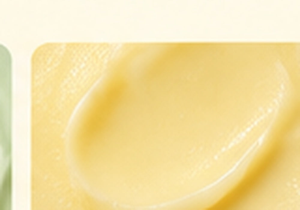 Soft yellow skincare texture